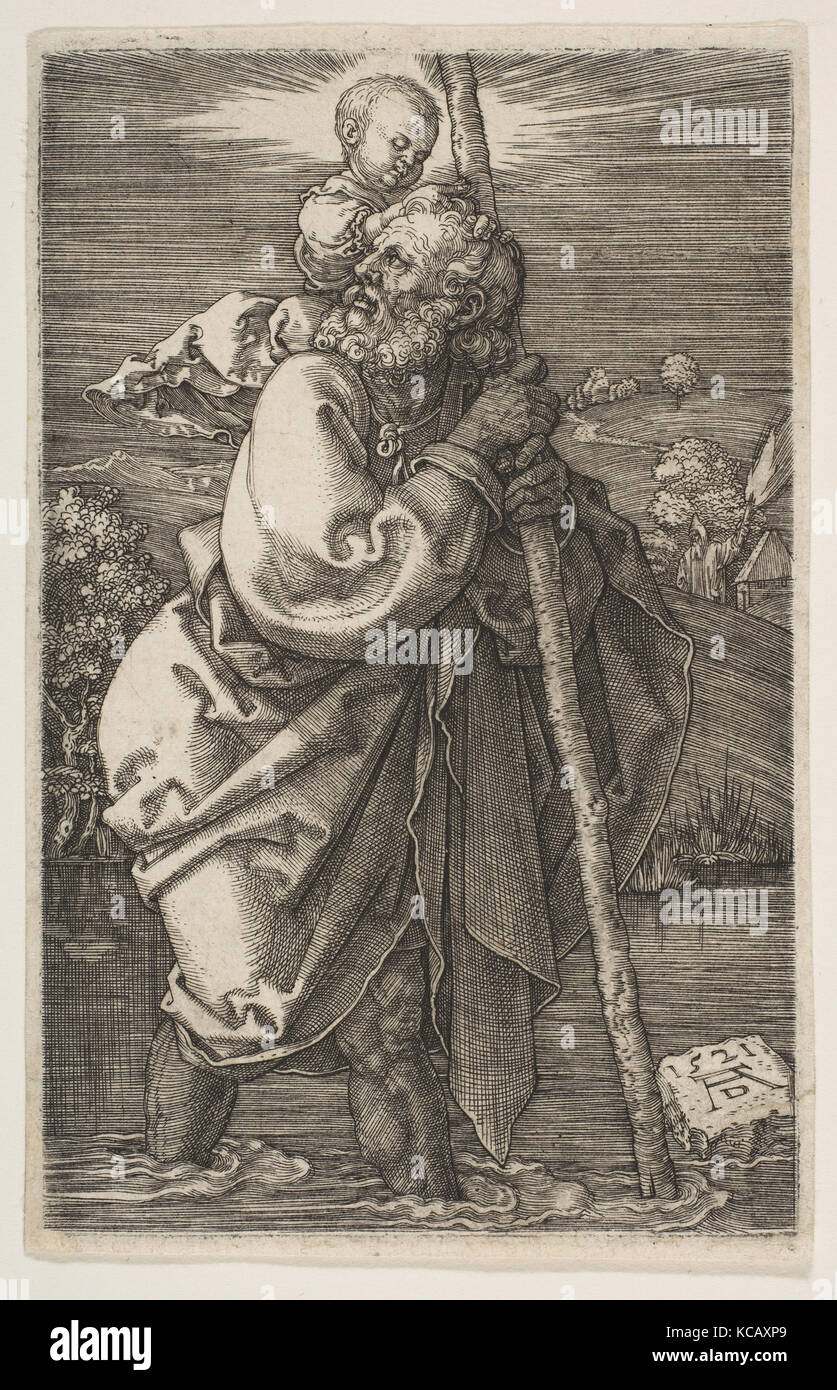 Saint Christopher Facing Left, Albrecht Dürer, 1521 Stock Photo - Alamy