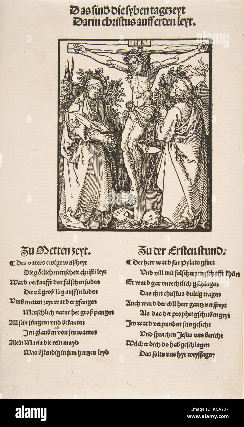 Christ on the Cross between the Virgin and Saint John (first sheet of ...