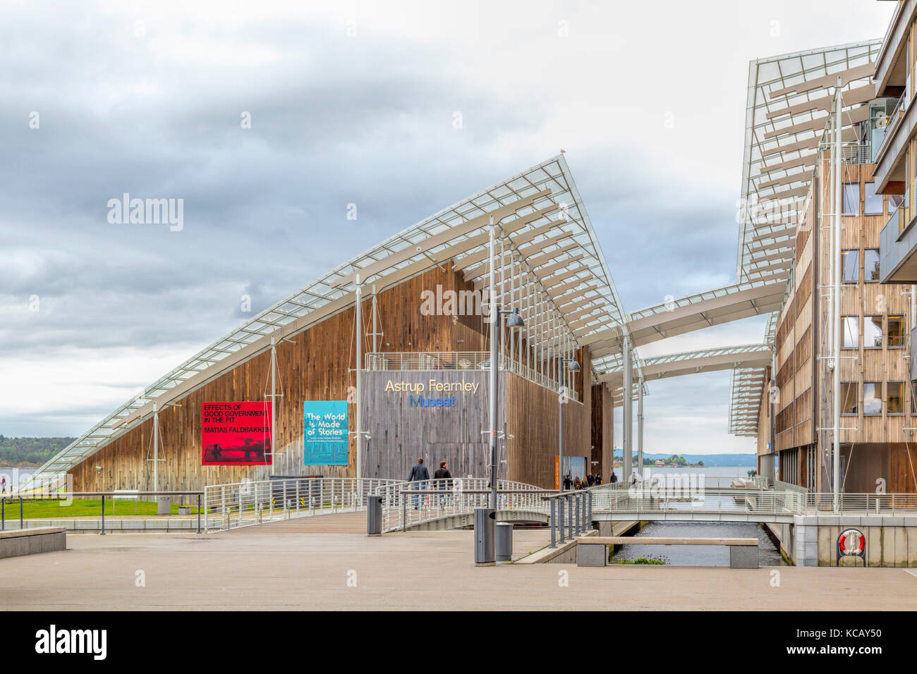 Entrance View Of The Astrup Fearnley Museum Of Modern Art, A Striking ...