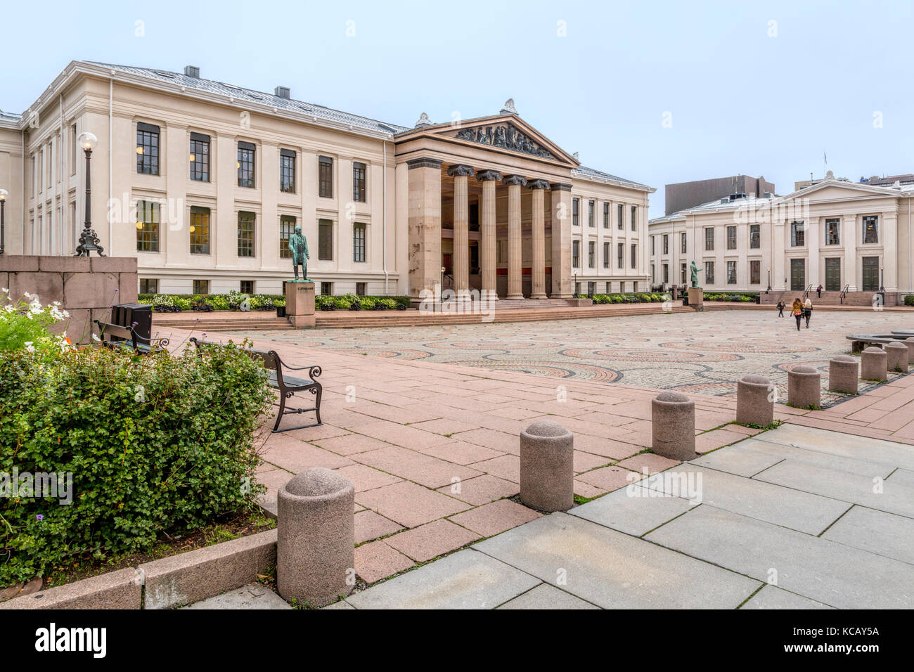 Street view of the University of Oslo Faculty of Law, Domus Media, Oslo