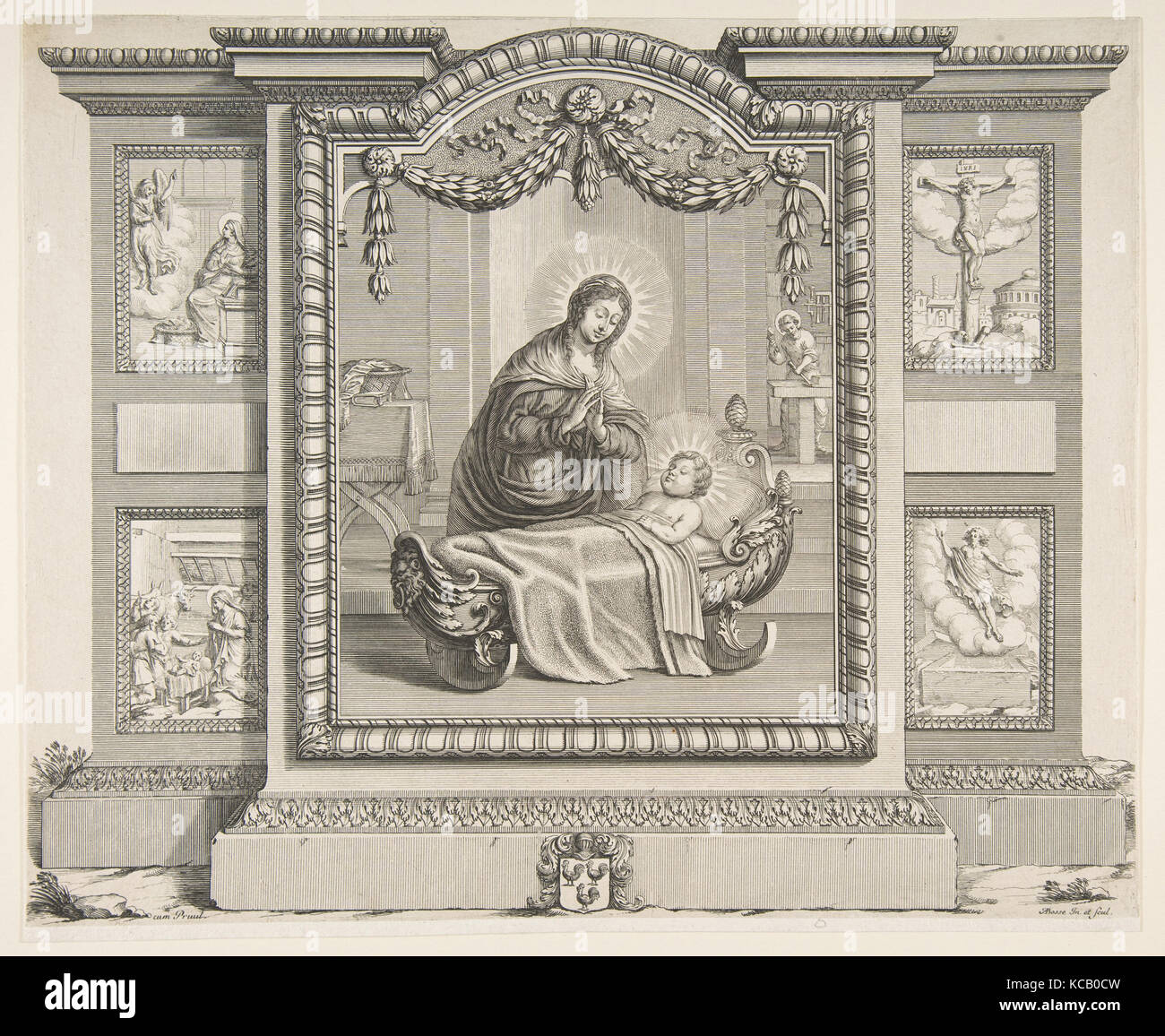 The Nativity with Scenes of The Annunciation, The Adoration of the