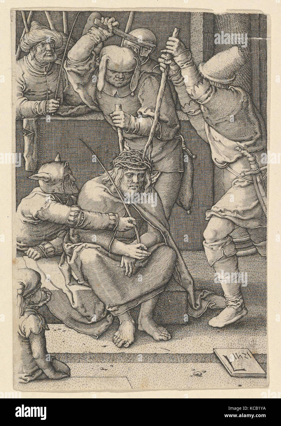 Christ Crowned with Thorns (copy), Jan Muller, n.d Stock Photo