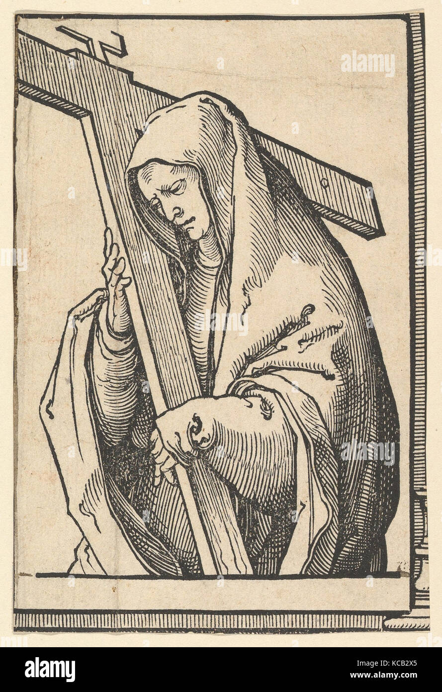 Helleoportic Sibyl, from the series of Sibyls, Lucas van Leyden, ca. 1530 Stock Photo