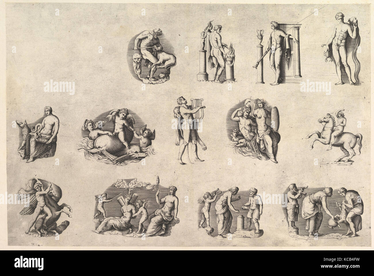 Speculum Romanae Magnificentiae Subjects after Antique Cameos and Gems