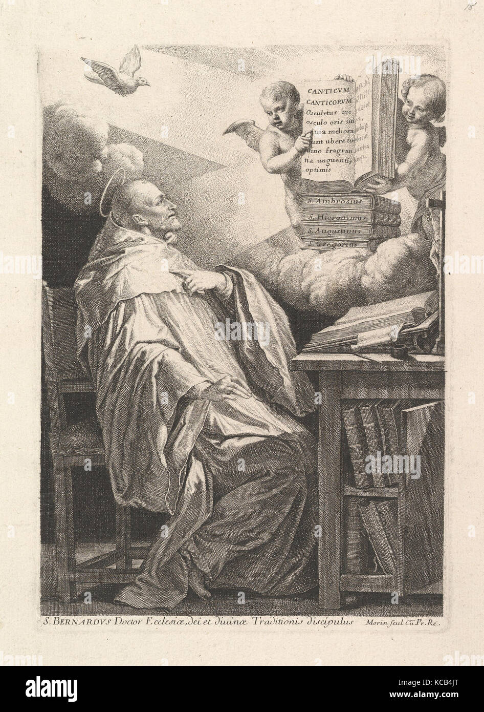 Le petit saint Bernard, Etching, second state, sheet: 11 5/16 x 8 3/16 in. (28.8 x 20.8 cm), Prints, Jean Morin (French, Paris Stock Photo