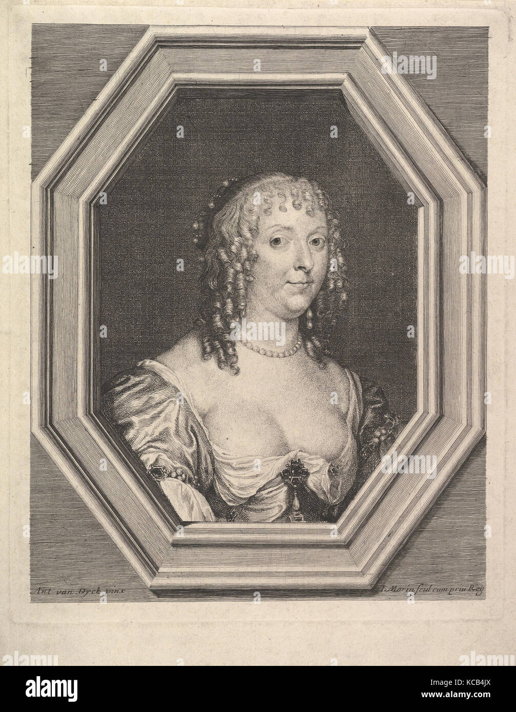 Anne-Sophie Herbert, comtesse de Carnarvon, Jean Morin Stock Photo