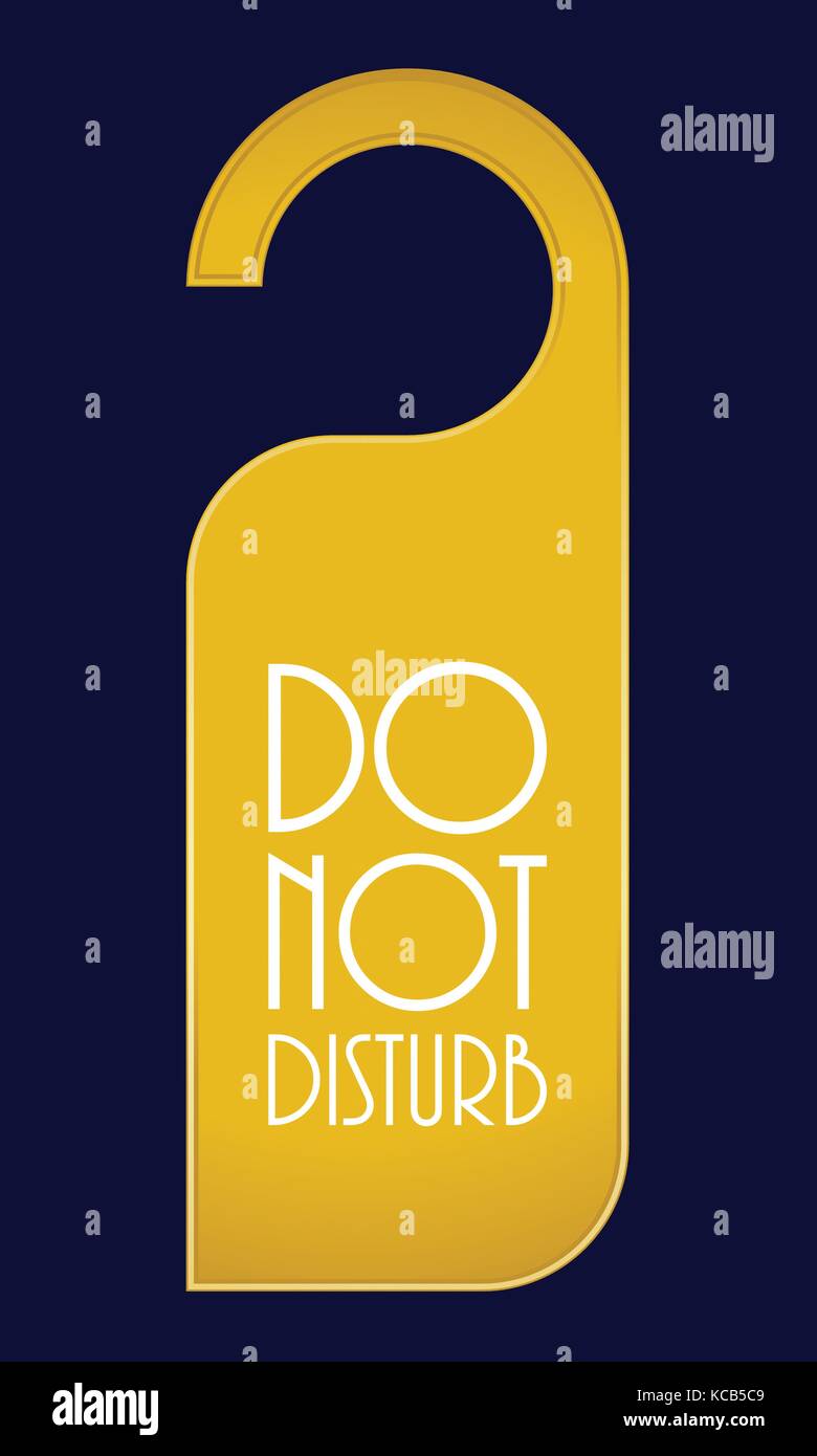 door-hanger-do-not-disturb-card-stock-vector-image-art-alamy