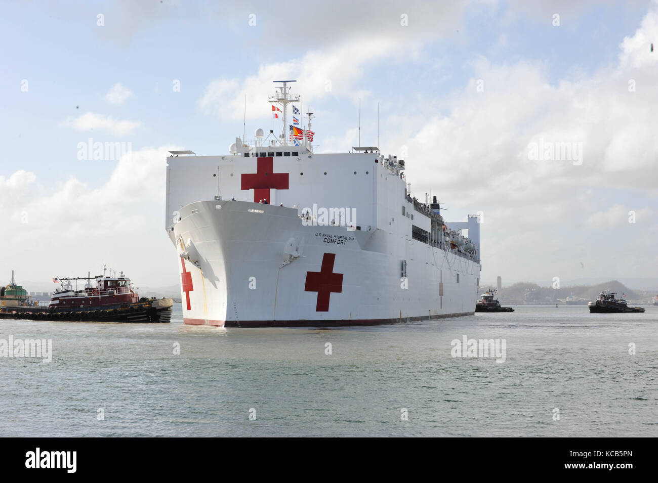 The Military Sealift Command Hospital Ship Usns Comfort T Ah 20