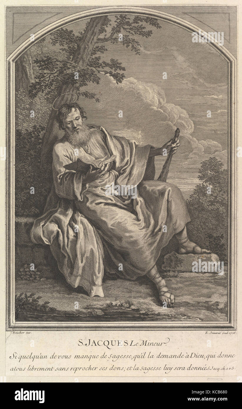 Saint Jacques Le Mineur, 1726, Etching and engraving, Sheet (trimmed