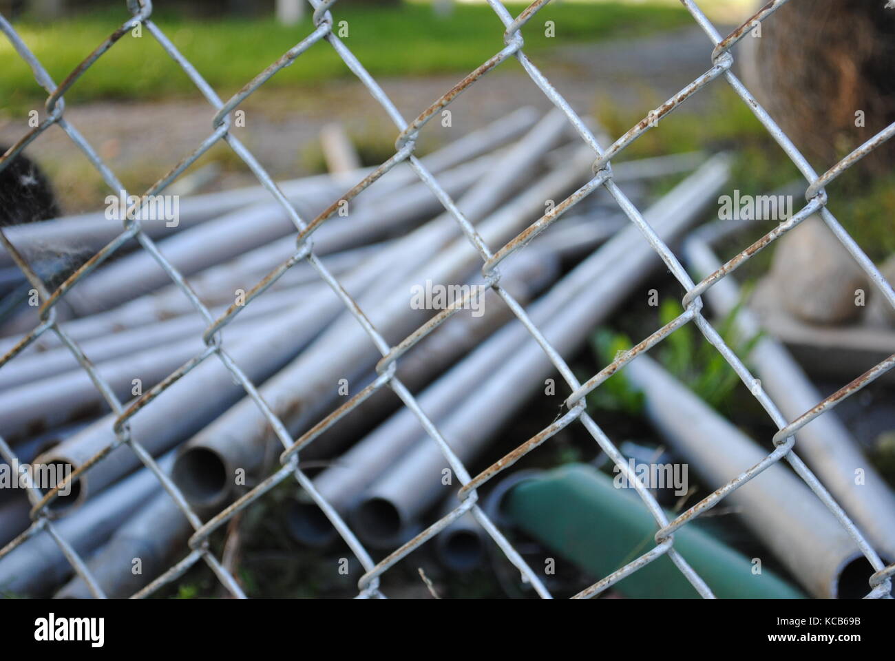 https://c8.alamy.com/comp/KCB69B/fence-poles-on-the-other-side-of-a-fence-KCB69B.jpg