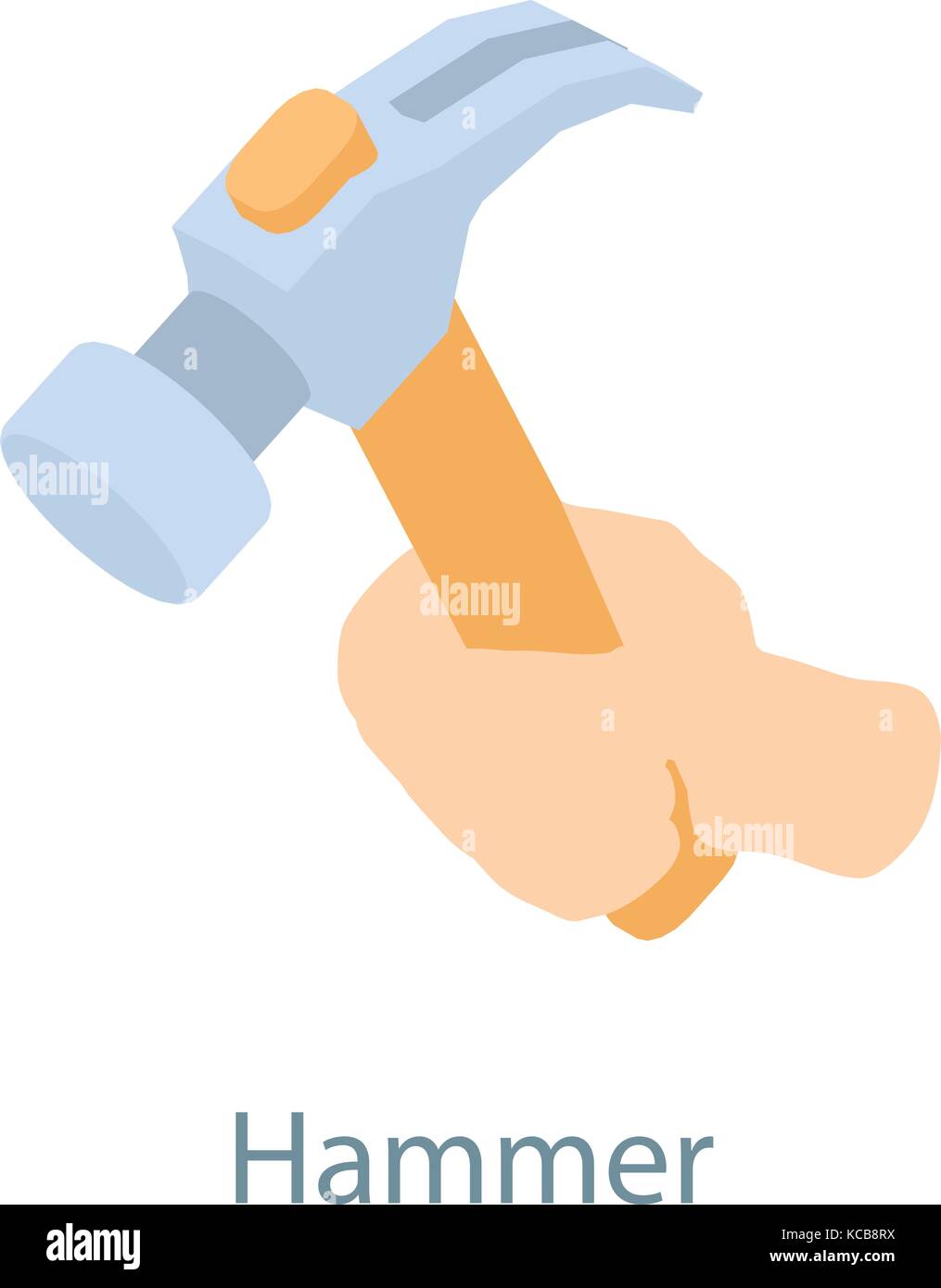 Hammer icon, isometric 3d style Stock Vector Image & Art - Alamy