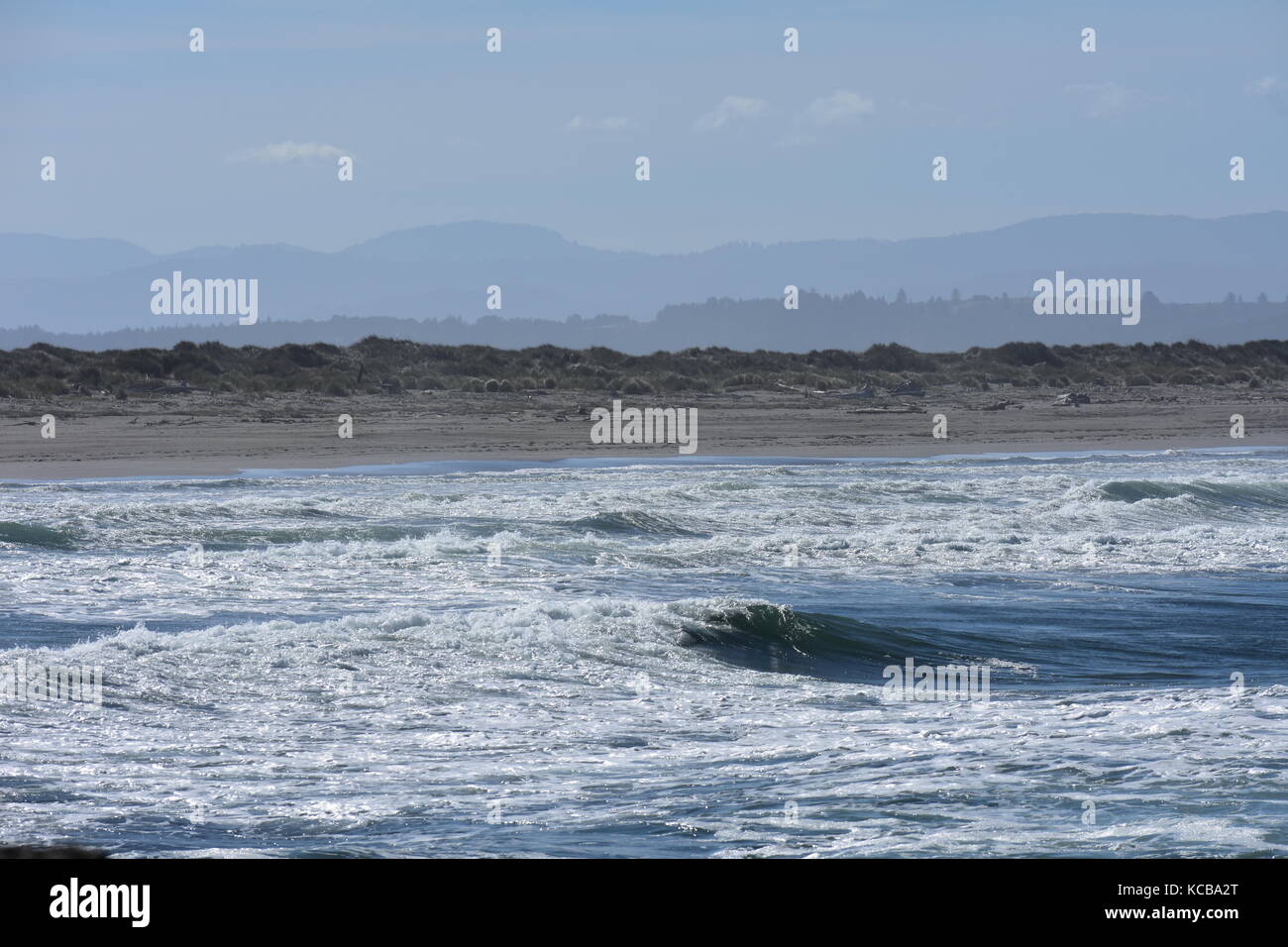 Pacific Ocean Shoreline Stock Photo