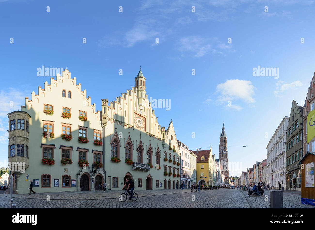 Rathaus (Town Hall), Landshut, Niederbayern, Lower Bavaria, Bayern