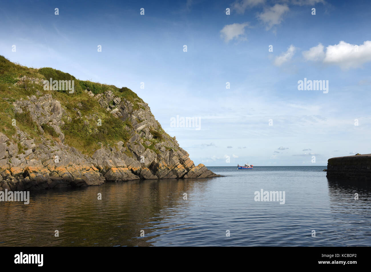 Stackpole Quay in Pembrokeshire, West Wales, Uk Stock Photo - Alamy