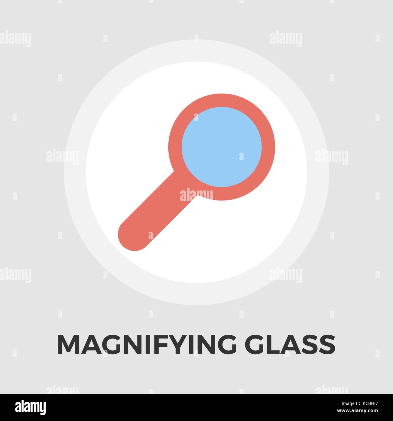 Search icon vector. Flat icon isolated on the white background ...