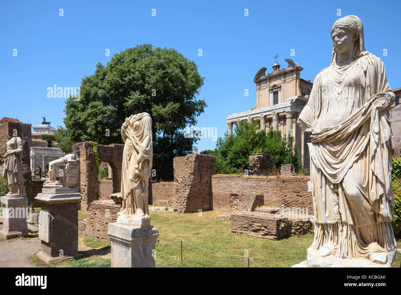 House of the Vestal Virgins, Rome, Italy Stock Photo Alamy