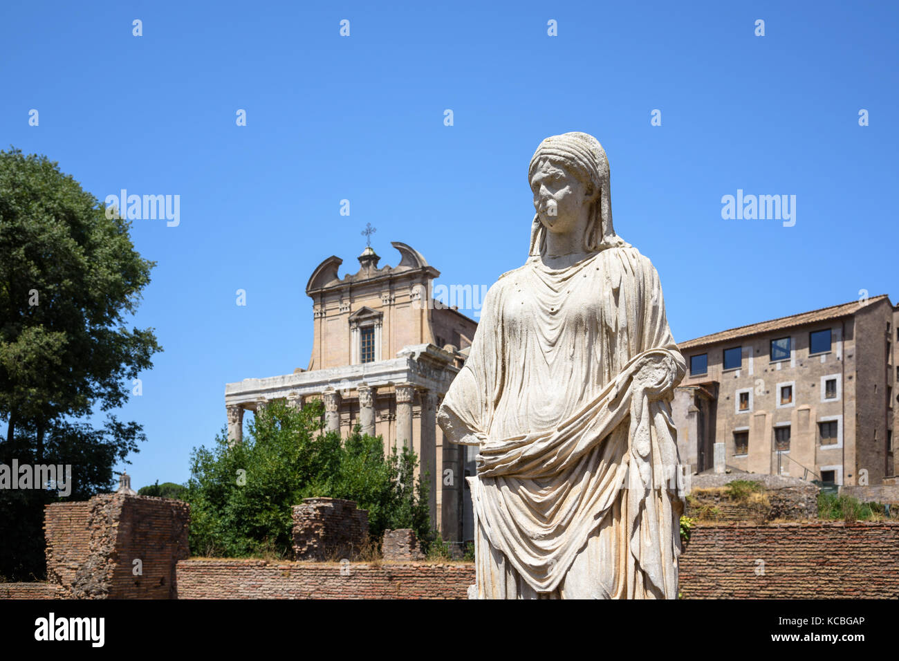 House of the Vestal Virgins, Rome, Italy Stock Photo Alamy