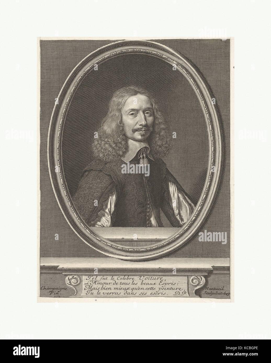 Vincent Voiture, 1649, Engraving, Sheet: 7 3/4 × 5 11/16 in. (19.7 × 14 ...