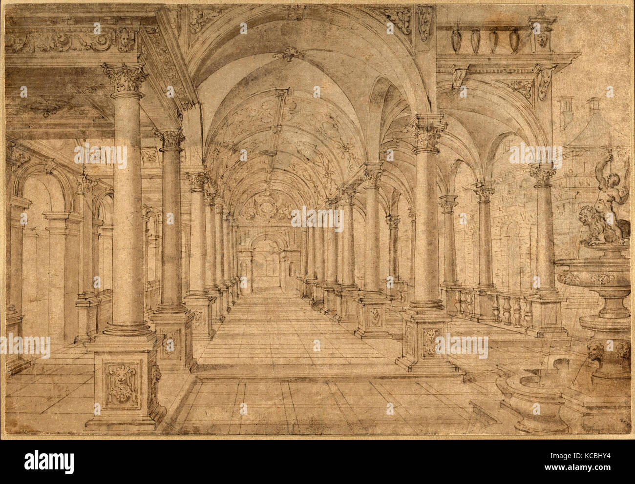 Drawings And Prints Drawing Ornament Architecture Architectural Capriccio With An Arcade And Drawings And Prints Drawing Ornament Architecture Architectural Capriccio With An Arcade And