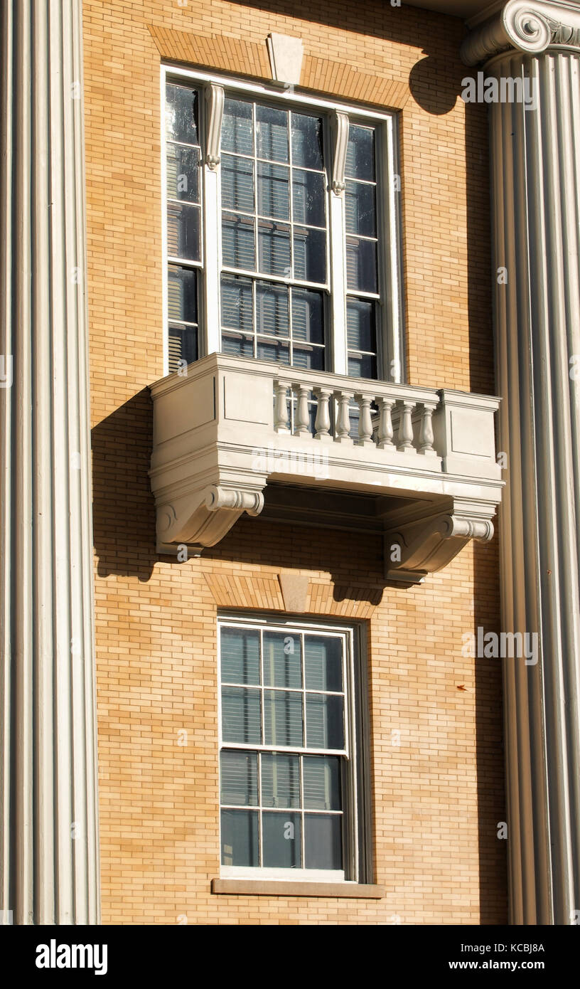decorative balcony on a mansion Stock Photo - Alamy