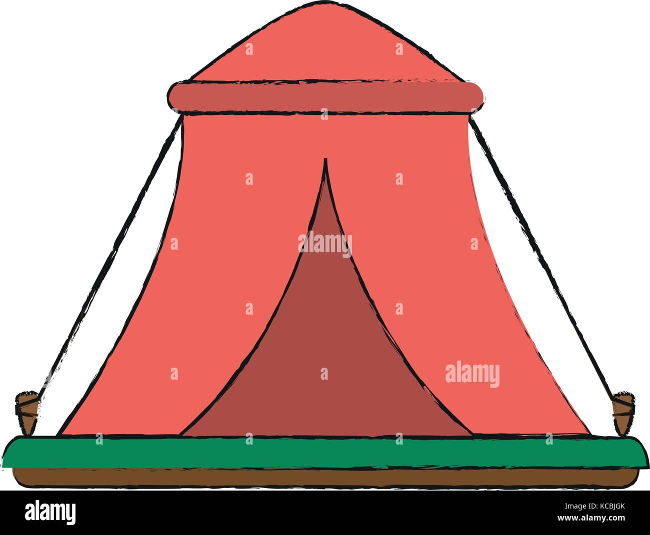 Camping tent isolated Stock Vector Image & Art - Alamy
