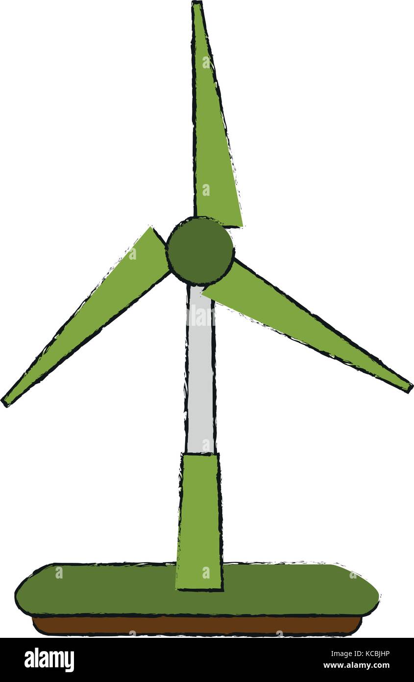Wind turbine energy Stock Vector Image & Art - Alamy
