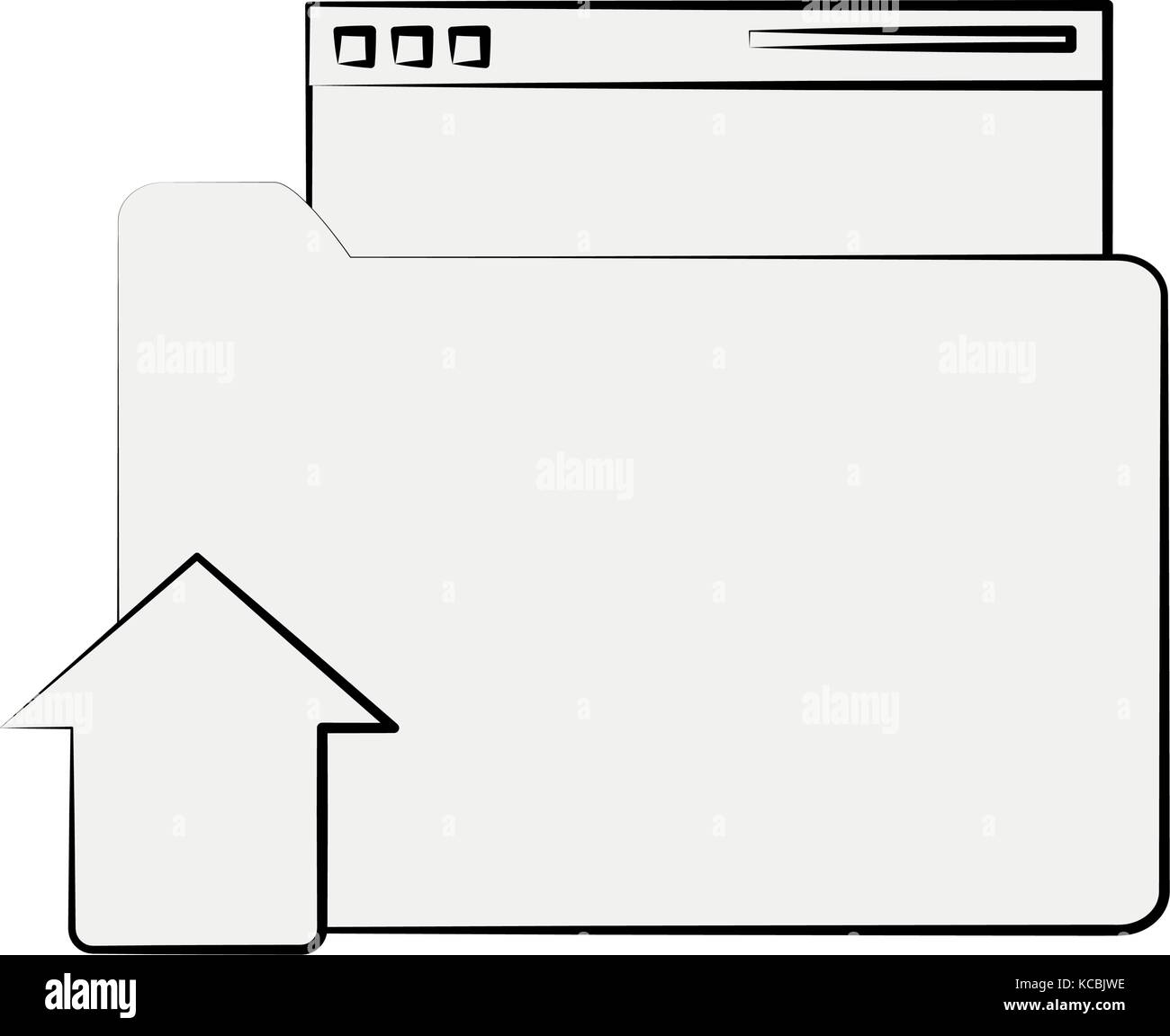 Cloud upload and download Stock Vector Image & Art - Alamy