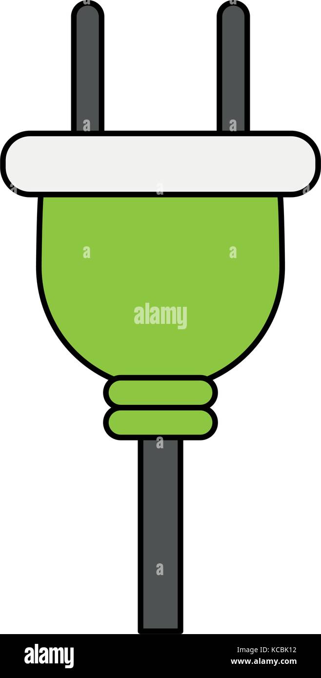 Eco electric plug Stock Vector Image & Art - Alamy