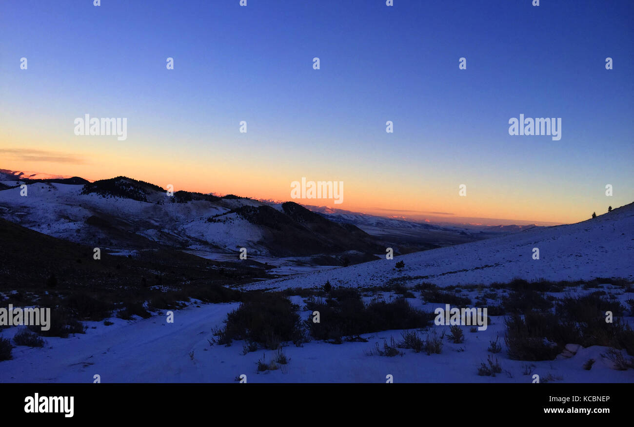 sunrise in Glen , MT Stock Photo Alamy