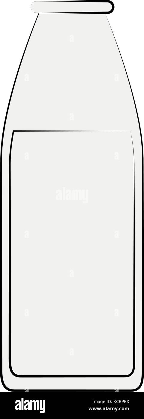 Milk bottle isolated Stock Vector Image &amp; Art - Alamy