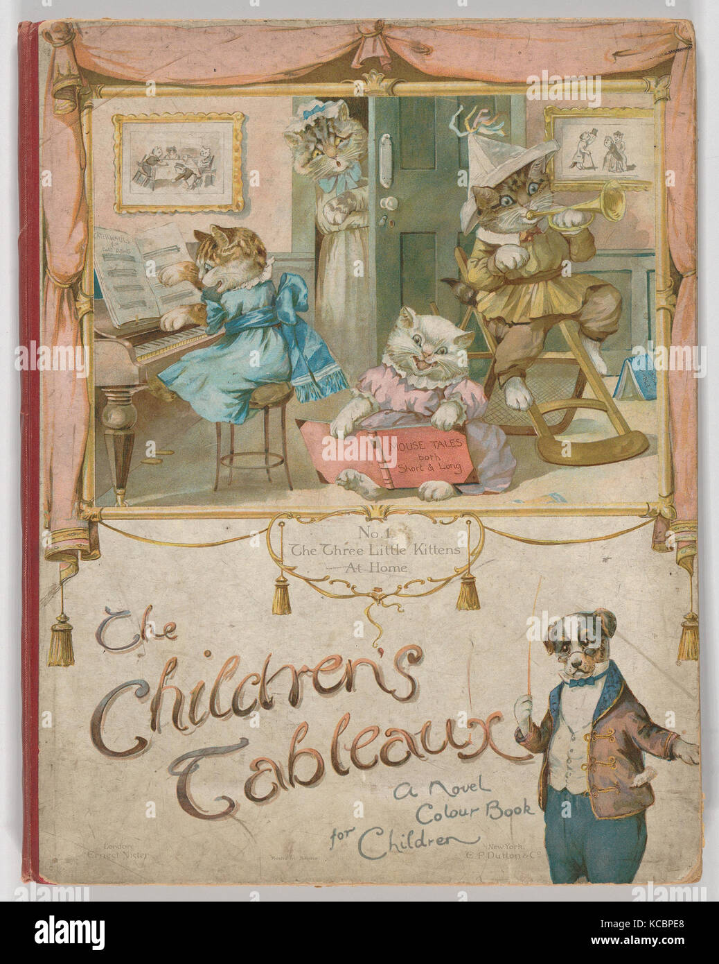 The Children's Tableaux. A Novel Colour Book with Pictures Arranged as Tableaux, ca. 1895 Stock Photo
