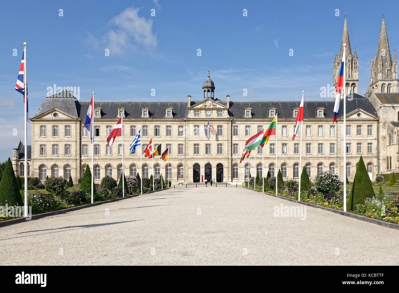 Town Hall, Caen, Normandy, France Stock Photo