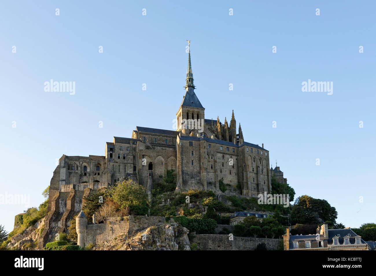 Mont-Saint-Michel Abbey, Le Mont-Saint-Michel, Normandy, France Stock Photo