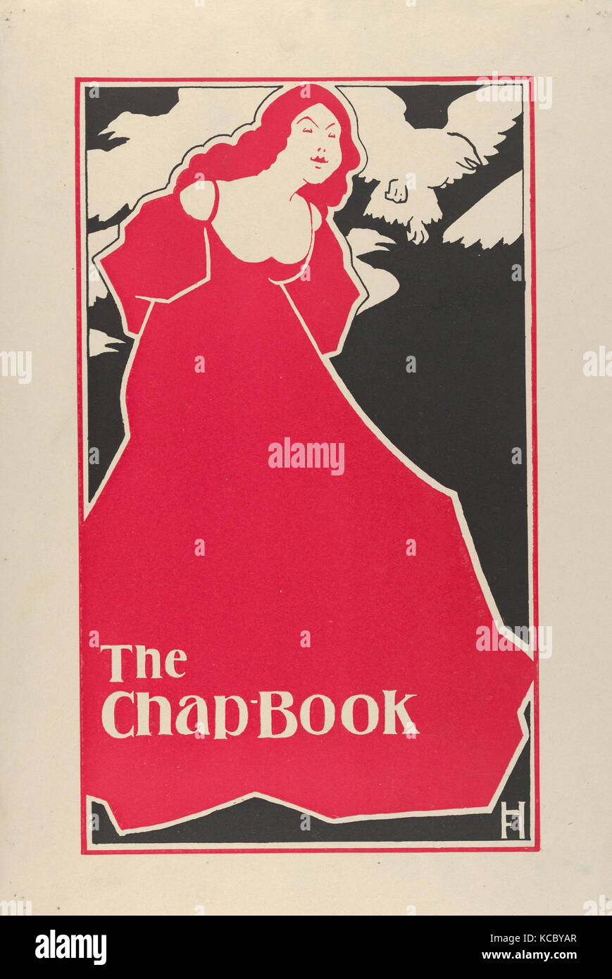 The Chap-Book, 1895, Commercial relief process, Sheet: 16 1/8 × 10 7/8 in. (41 × 27.6 cm), Frank Hazenplug (American, 1873/74 Stock Photo