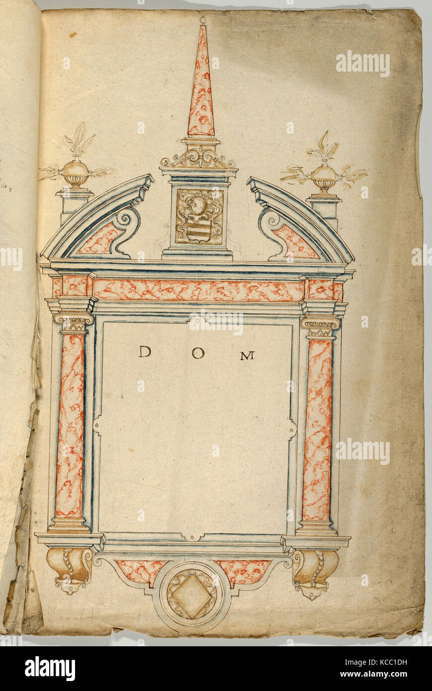Drawings and Prints, Drawing Ornament & Architecture, Design for an ...
