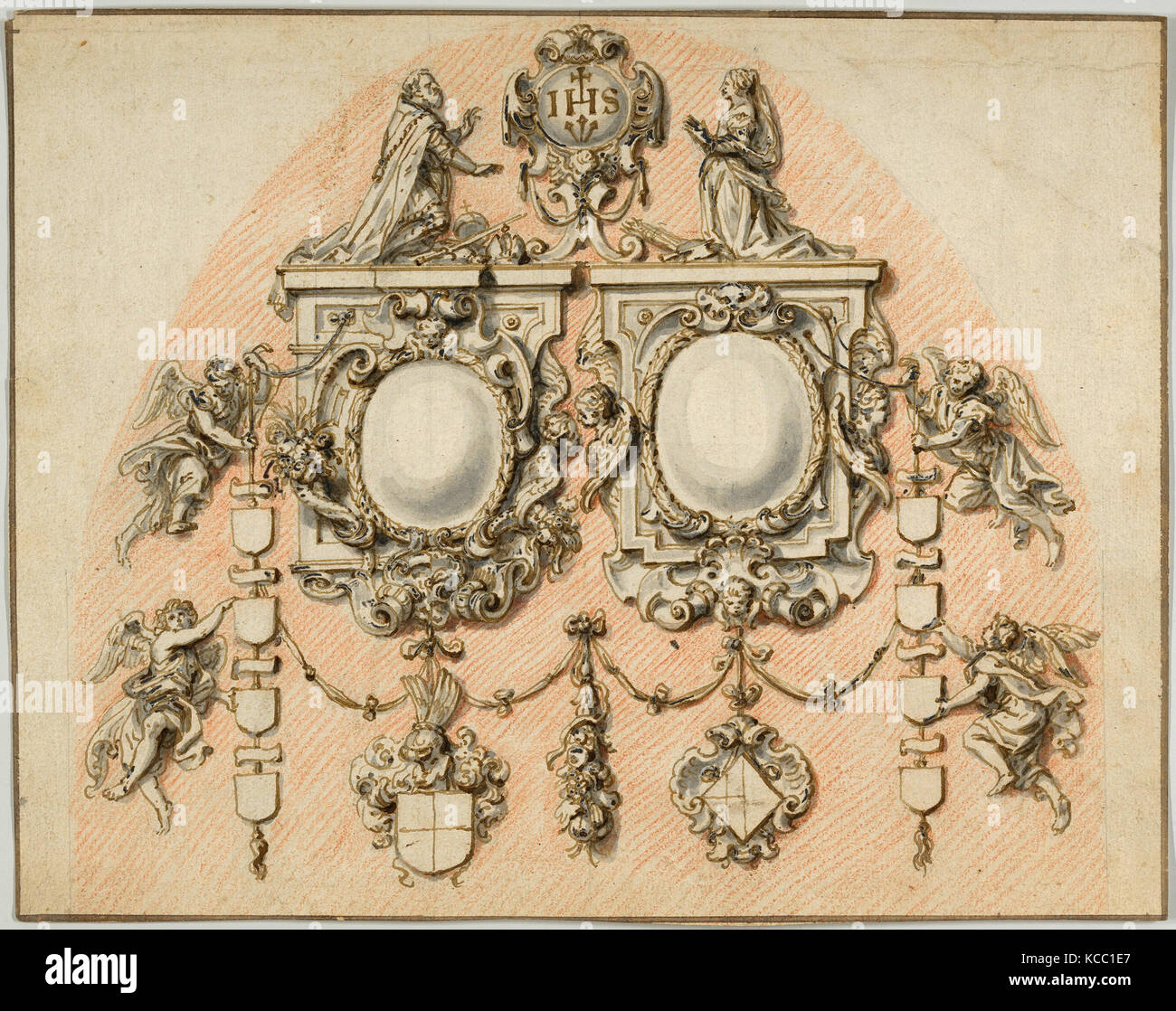 Drawings and Prints, Drawing Ornament & Architecture, Design for the ...