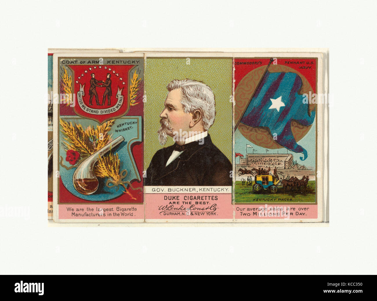 Governor Buckner, Kentucky, from "Governors, Arms, Etc." series (N1332