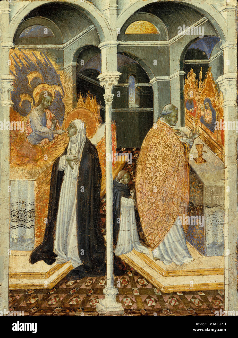 The Miraculous Communion of Saint Catherine of Siena, Giovanni di Paolo ...