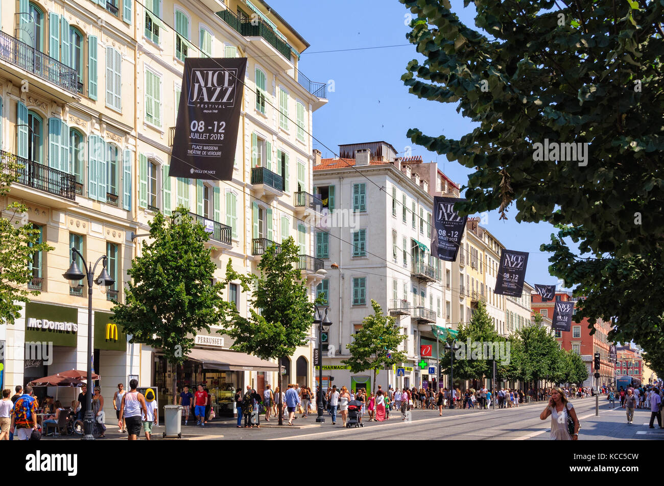 Pedestrian street nice hi-res stock photography and images - Alamy