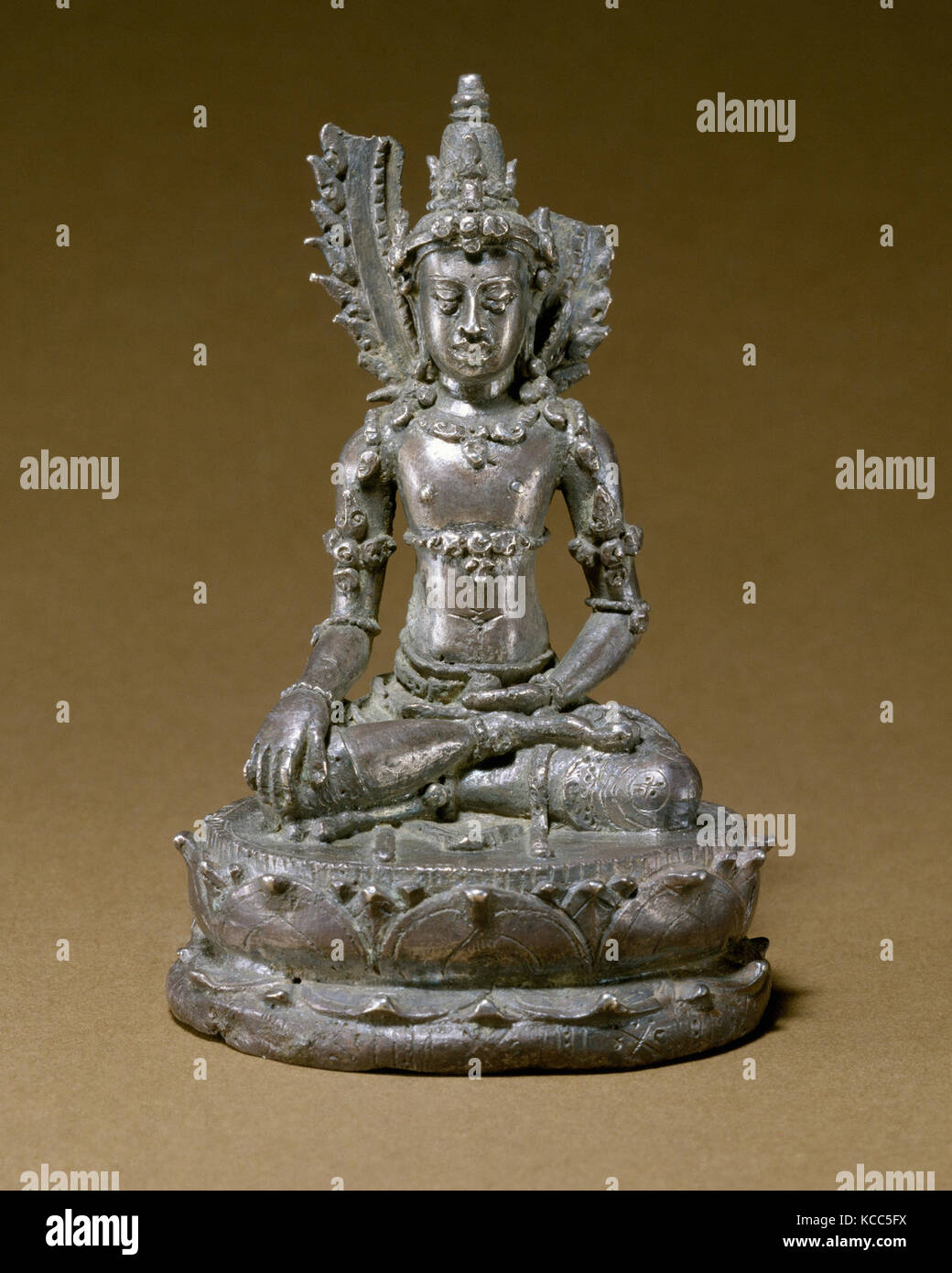 Seated Transcendent Buddha Akshobhya (?), second half of the 10th century Stock Photo