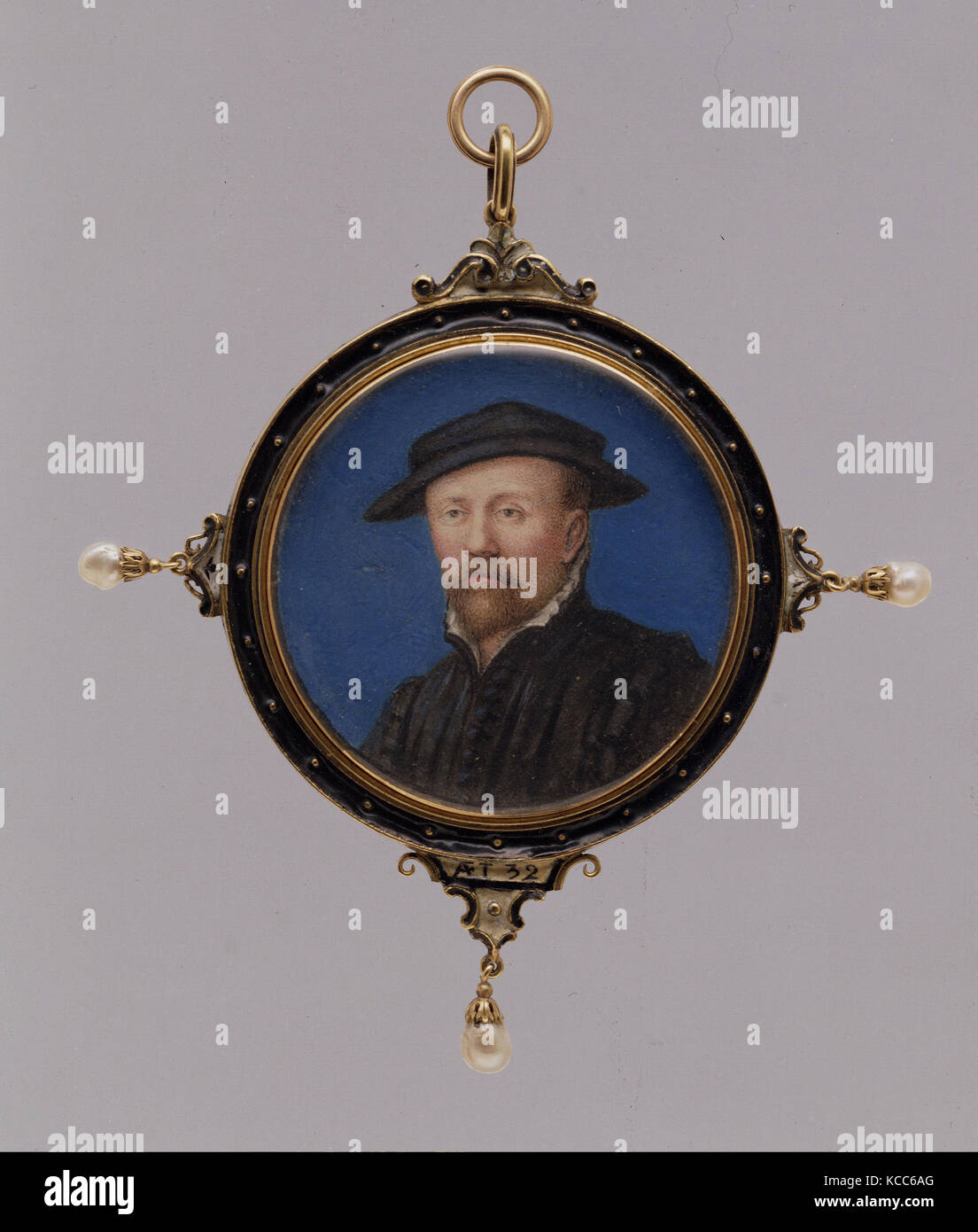 Portrait of a Man, Said to Be Arnold Franz, Imitator of Hans Holbein the Younger Stock Photo