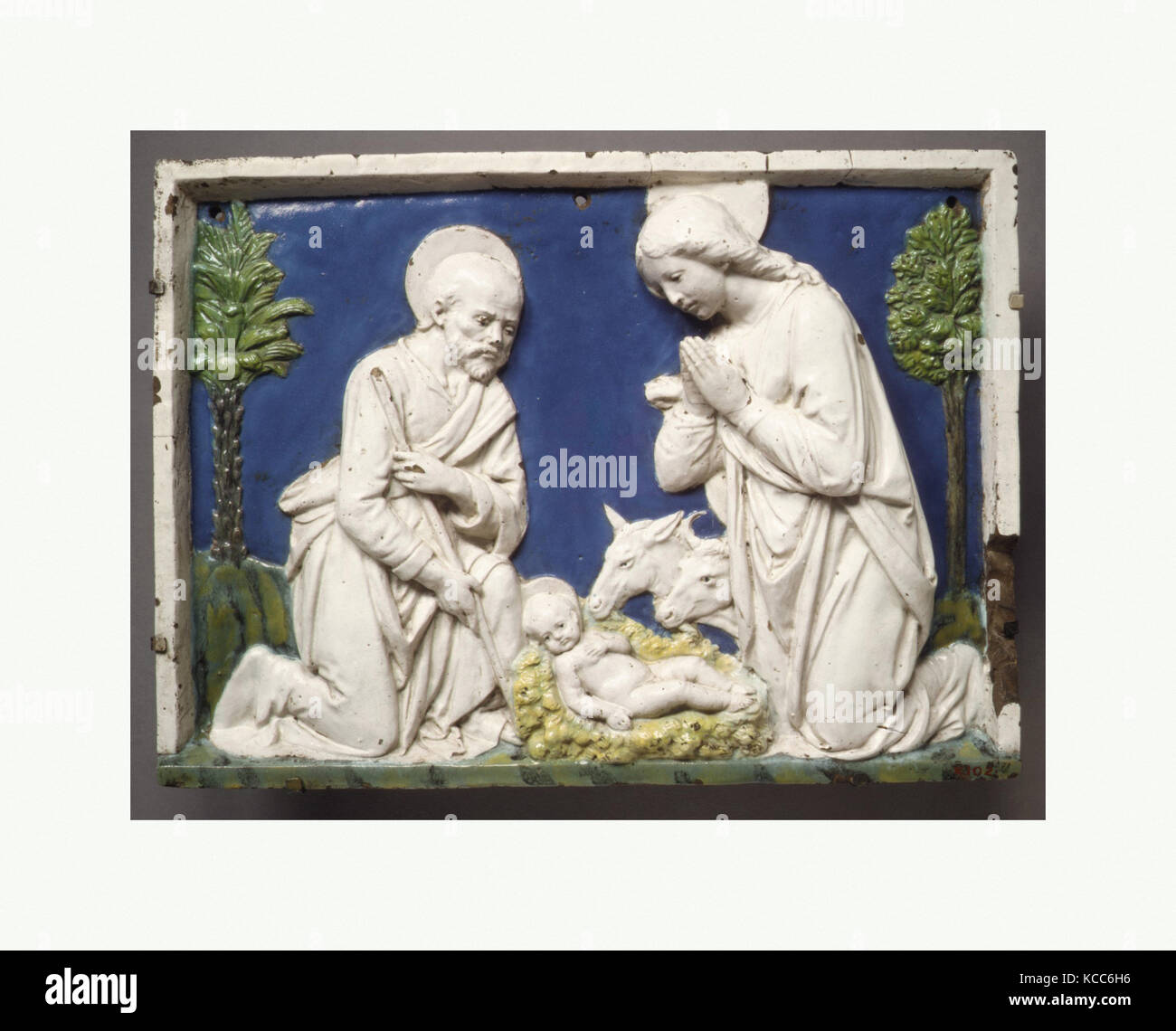 Nativity, Workshop of Andrea della Robbia, late 15th–early 16th century Stock Photo