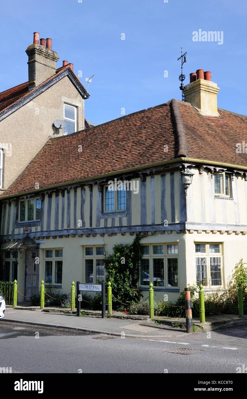 No 83 High Street, Bovingdon, Hertfordshire, reveals timber framing on