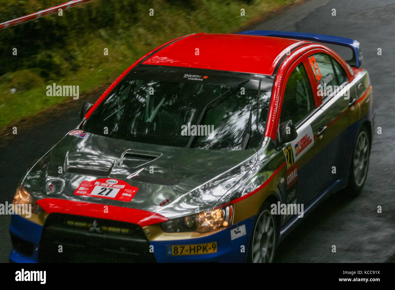 Rally Vinho Madeira 2017 Stock Photo