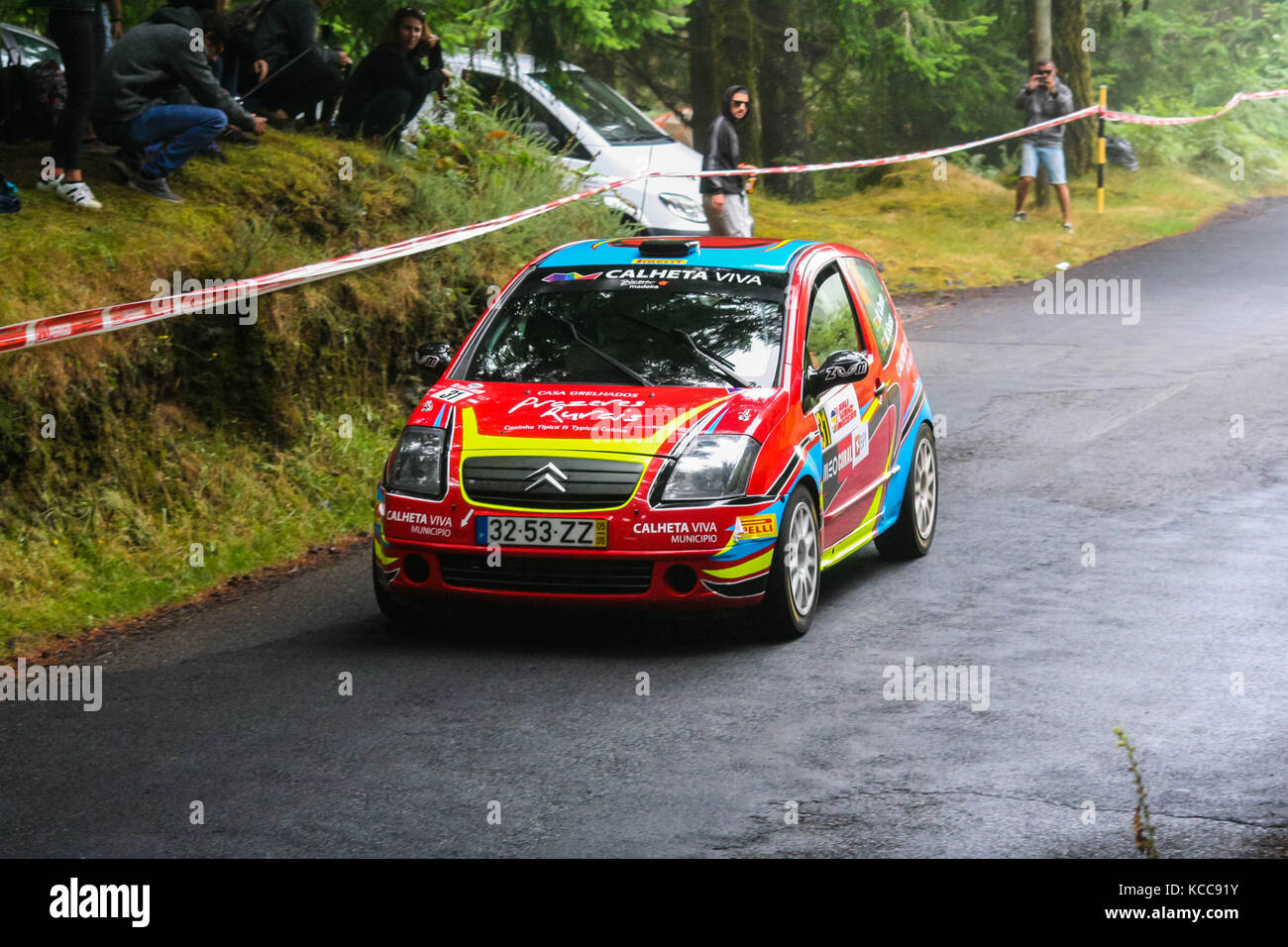 Rally Vinho Madeira 2017 Stock Photo