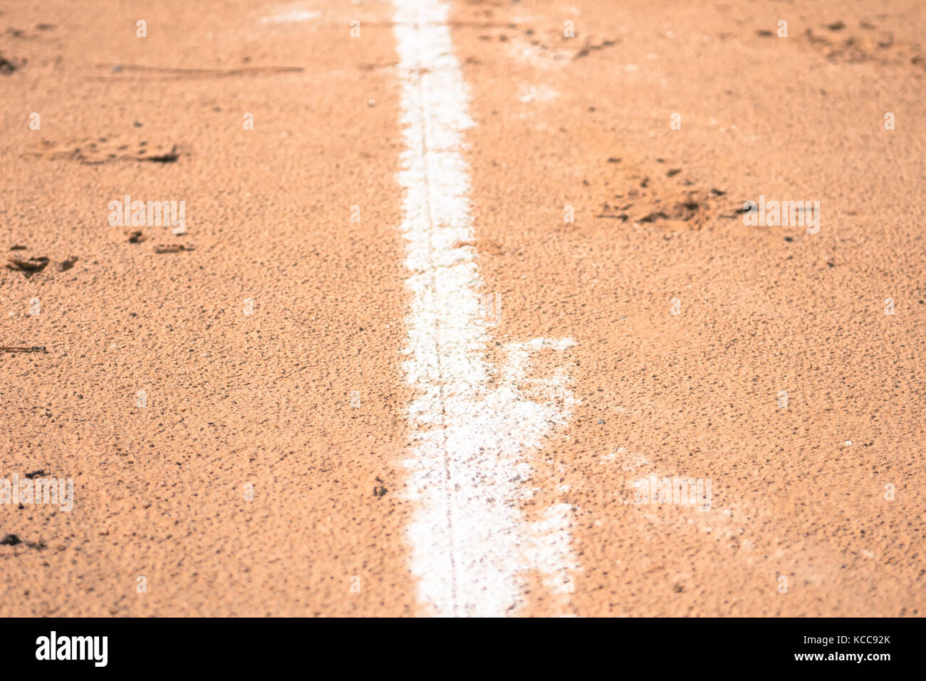 Chalk lines on baseball field Stock Photo Alamy