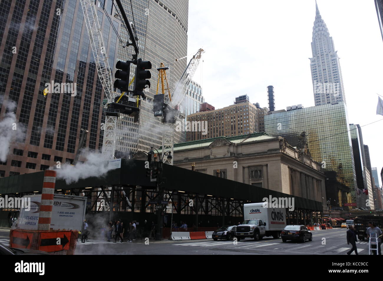 Construction of One Vanderbilt, by Grand Central Terminal, Mew York Stock Photo
