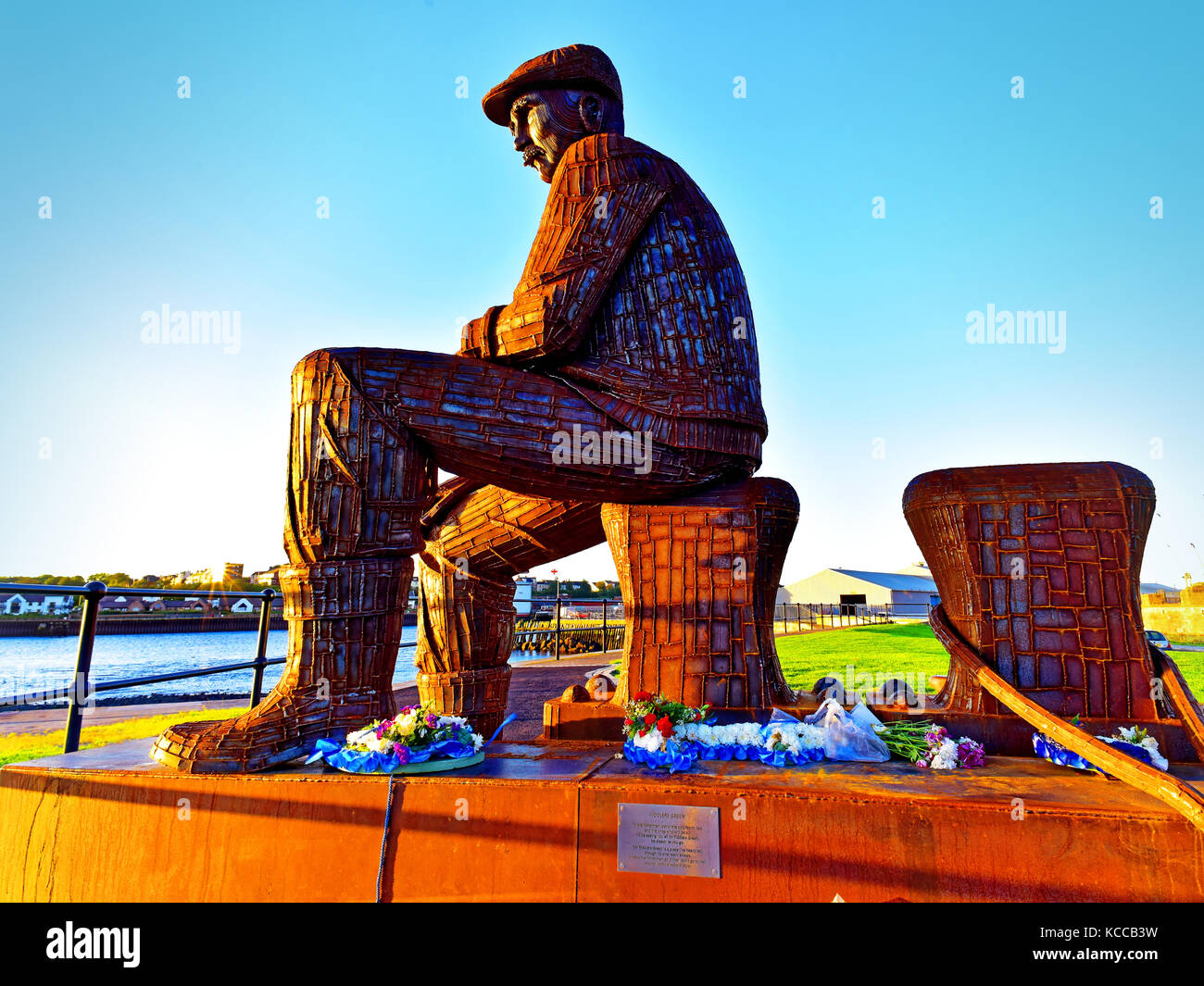 North Shields fish quay Fiddlers Green Fisherman by Ray Lonsdale for