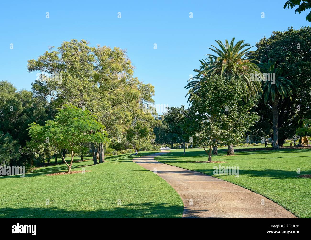 Australian Parks and Gardens Perth Stock Photo - Alamy