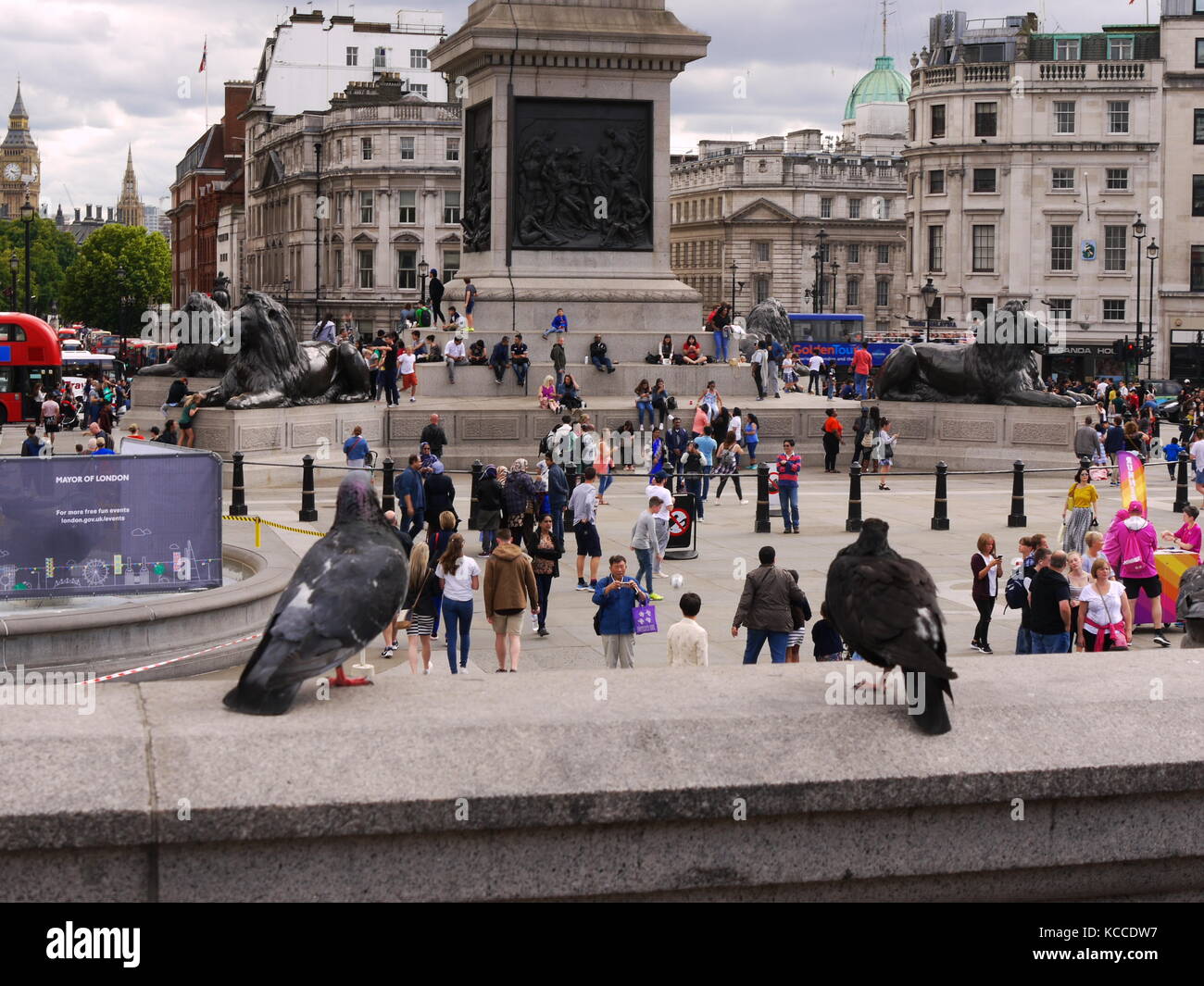 Trafalgar Square London Stock Photo - Alamy